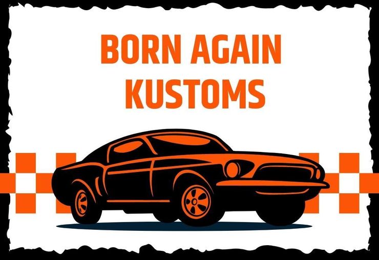 Born Again Kustoms Automotive Restoration Logo