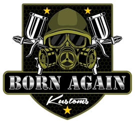 Born Again Kustoms Automotive Restoration Logo