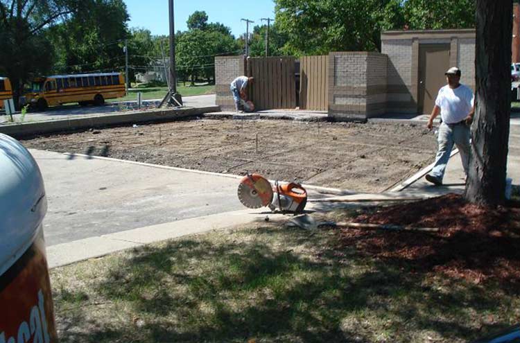 Curb Under Construction - Asphalt Paving in Independence, MO