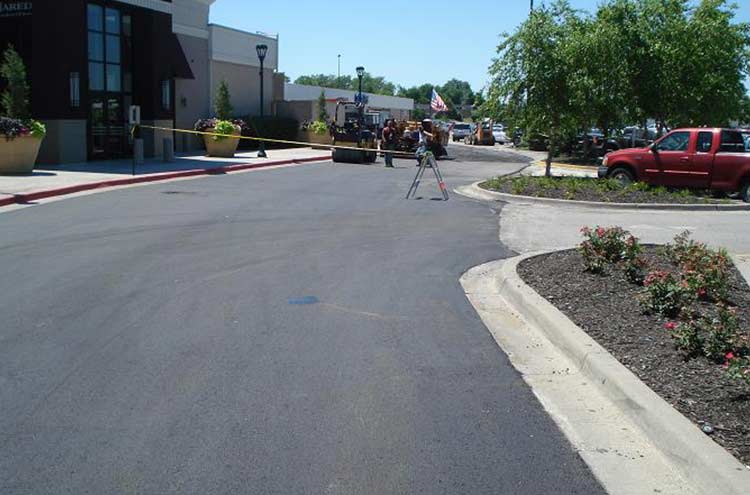 Workers Busy on Asphalt Overlay - Asphalt Paving in Independence, MO