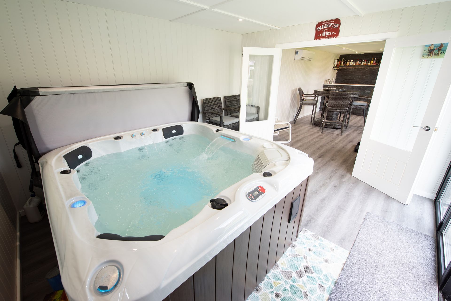 Hot Tub Designed Inside the House - Chandler, AZ - AZ Spa Movers