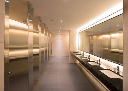 bathrooms installed for commercial buildings