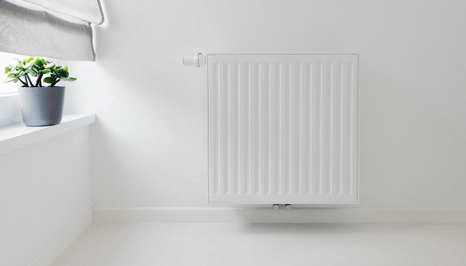 a new central heating system installed at a home