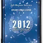 Award plaque for LG Repair Service,