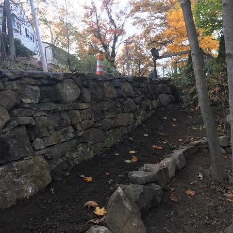 Brick wall design 2 - Landscape design in Rockaway, NJ