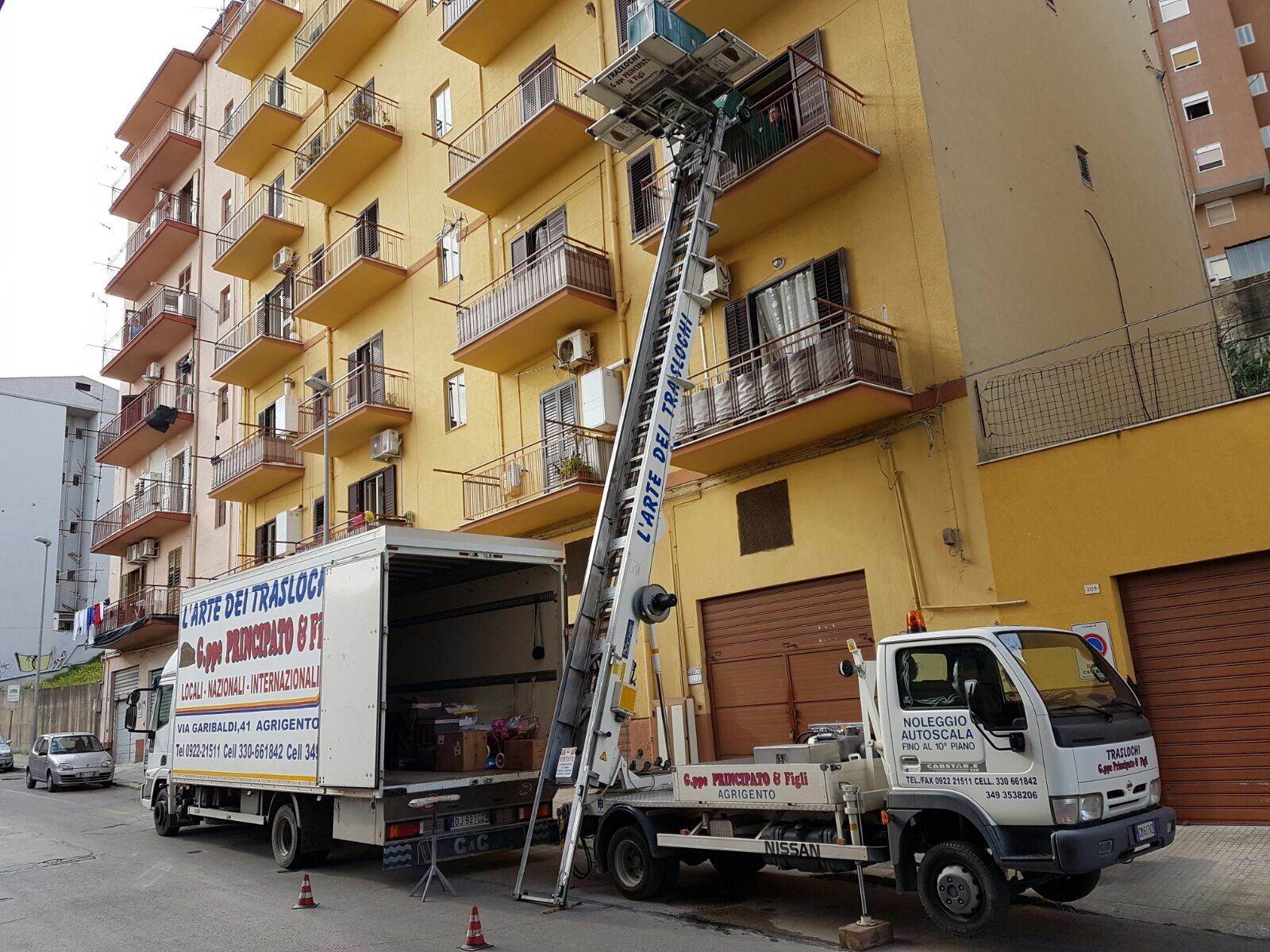 Noleggio autoscale per traslochi