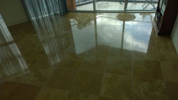 Vinyl Flooring After Service