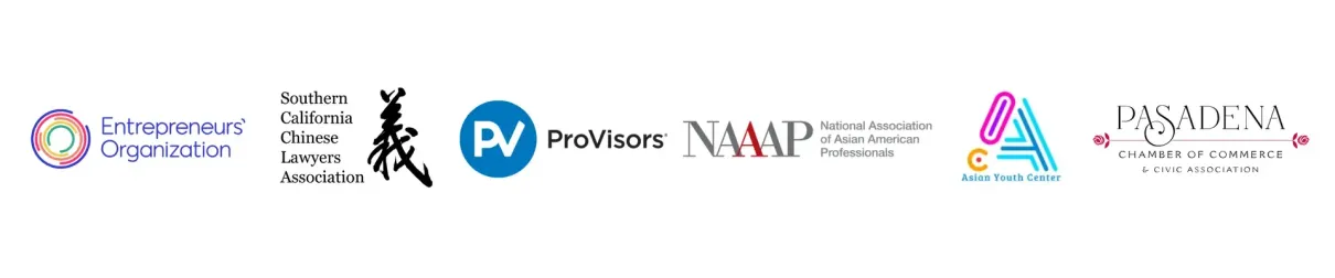 Logos of various organizations: Pasadena, PV, NAAP, Southern California, and others.