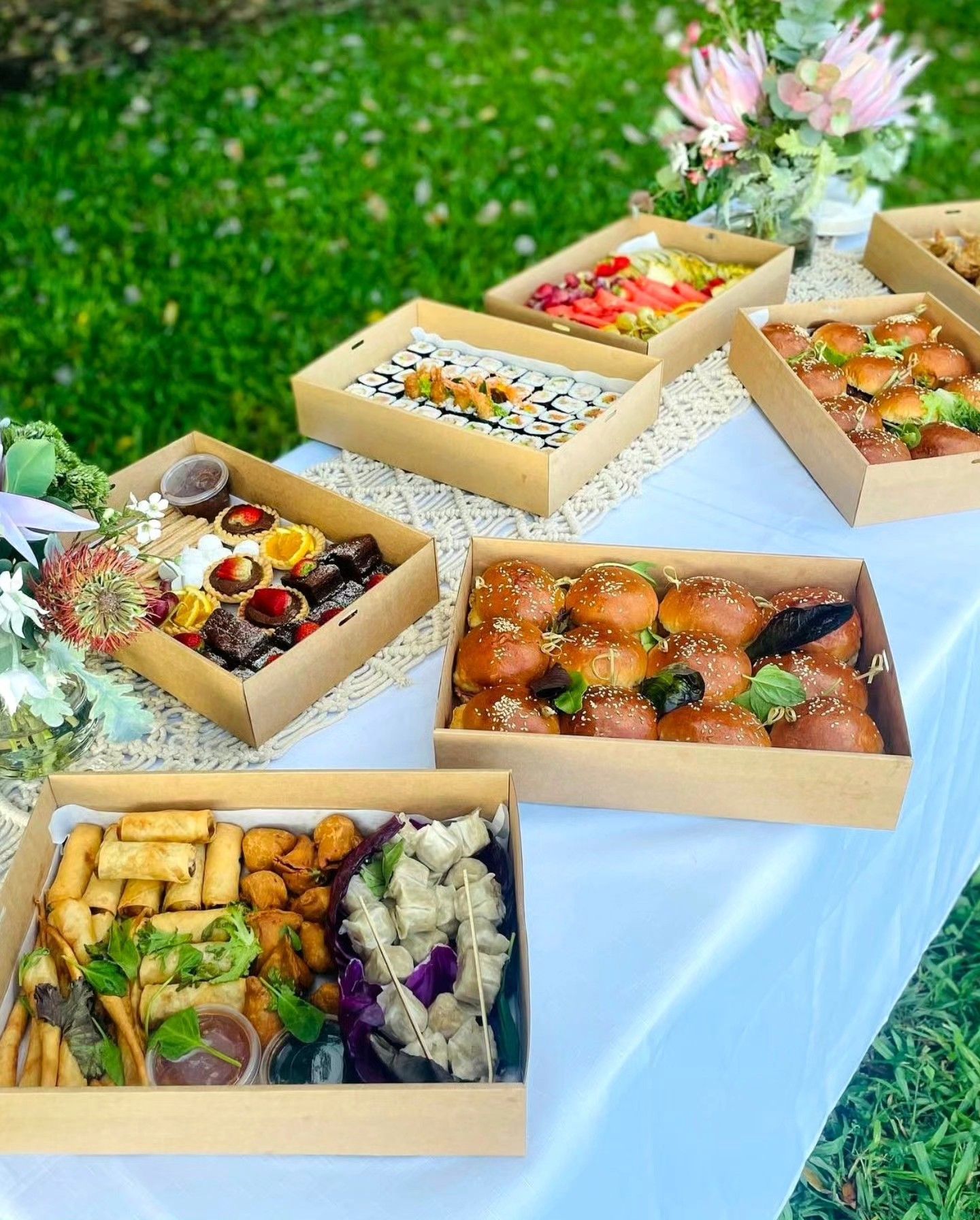 A Buffet Table With a Variety of Food on It — Darwin Catering Company in Brinkin, NT