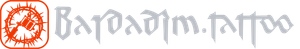 A logo for a tattoo shop called baragim tattoo