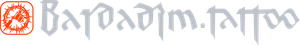 A logo for a tattoo shop called bardadim.tattoo