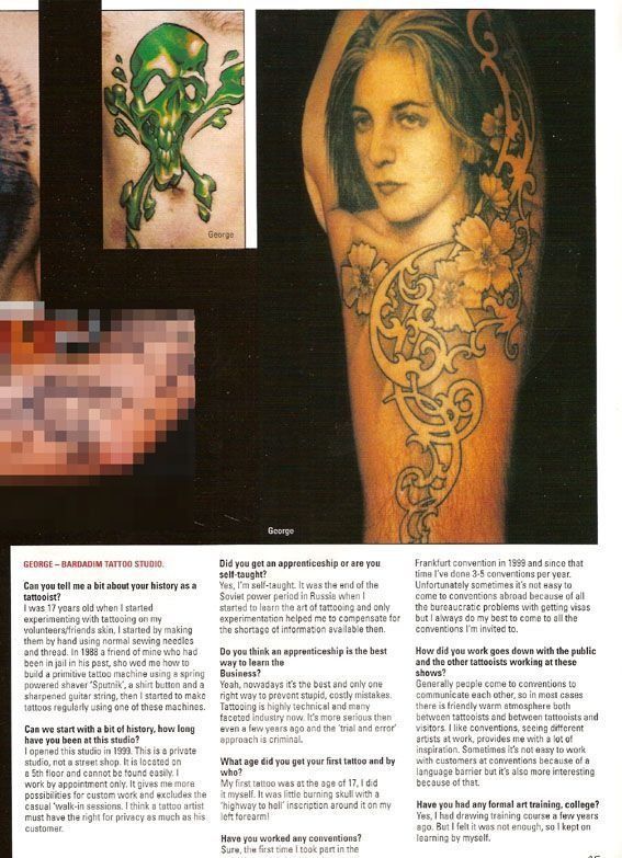 A magazine with a picture of a woman and a skull on it