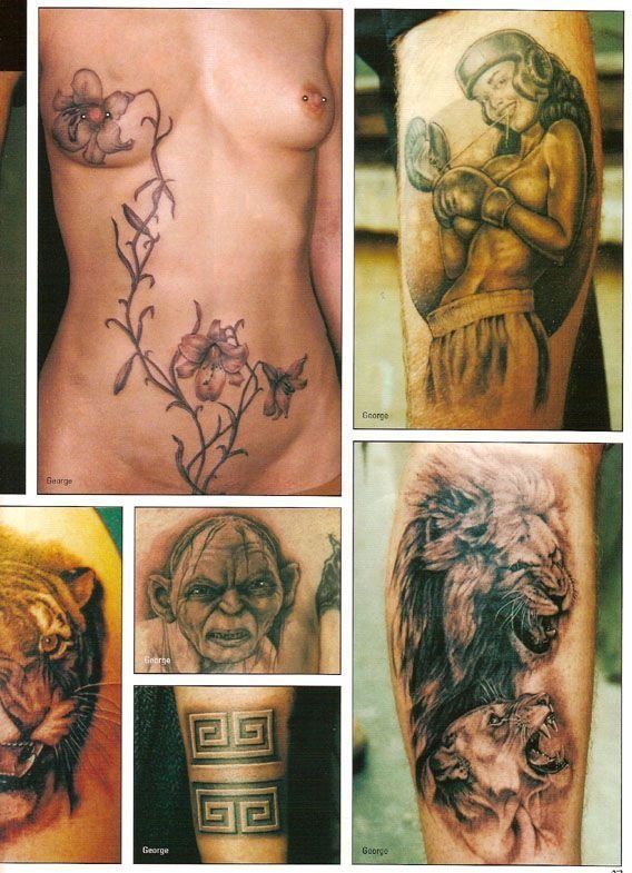 A woman has a tattoo of a flower on her side