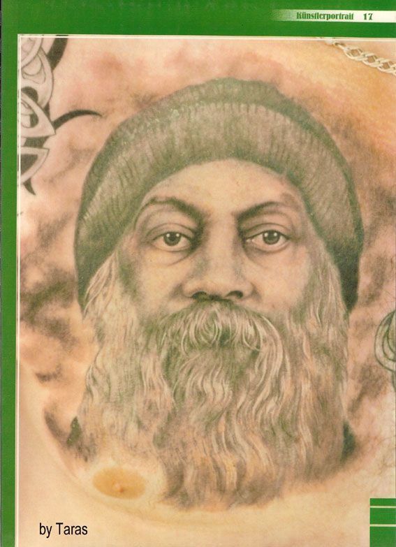 A drawing of a man with a beard wearing a green hat