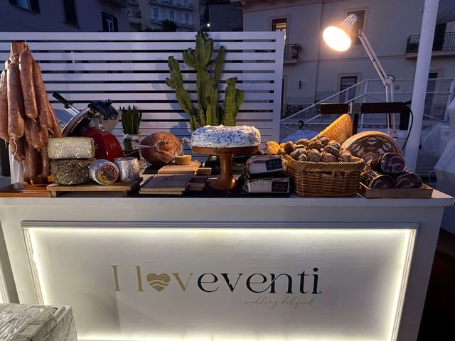 allestimento buffet casa Aiello