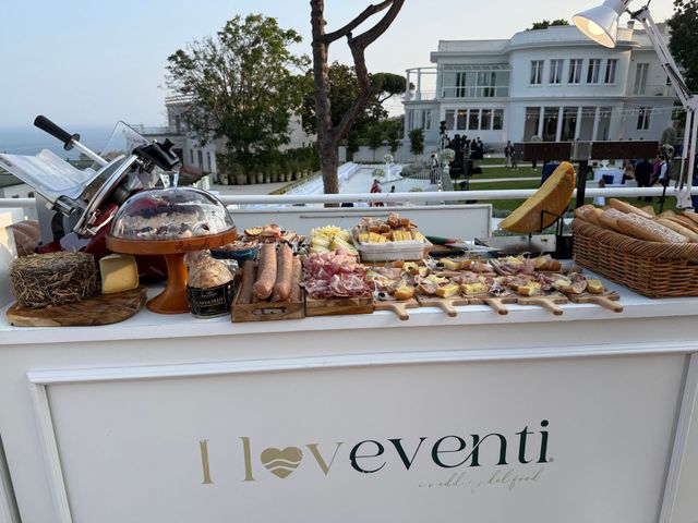 buffet a Villa Scipione