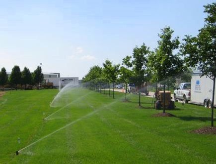 Sprinkler System  — Watering the Grass and Trees in Omaha, NE