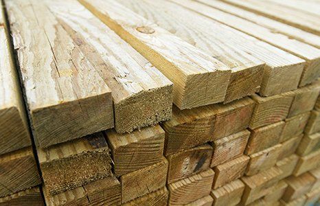 Pressure-treated timber