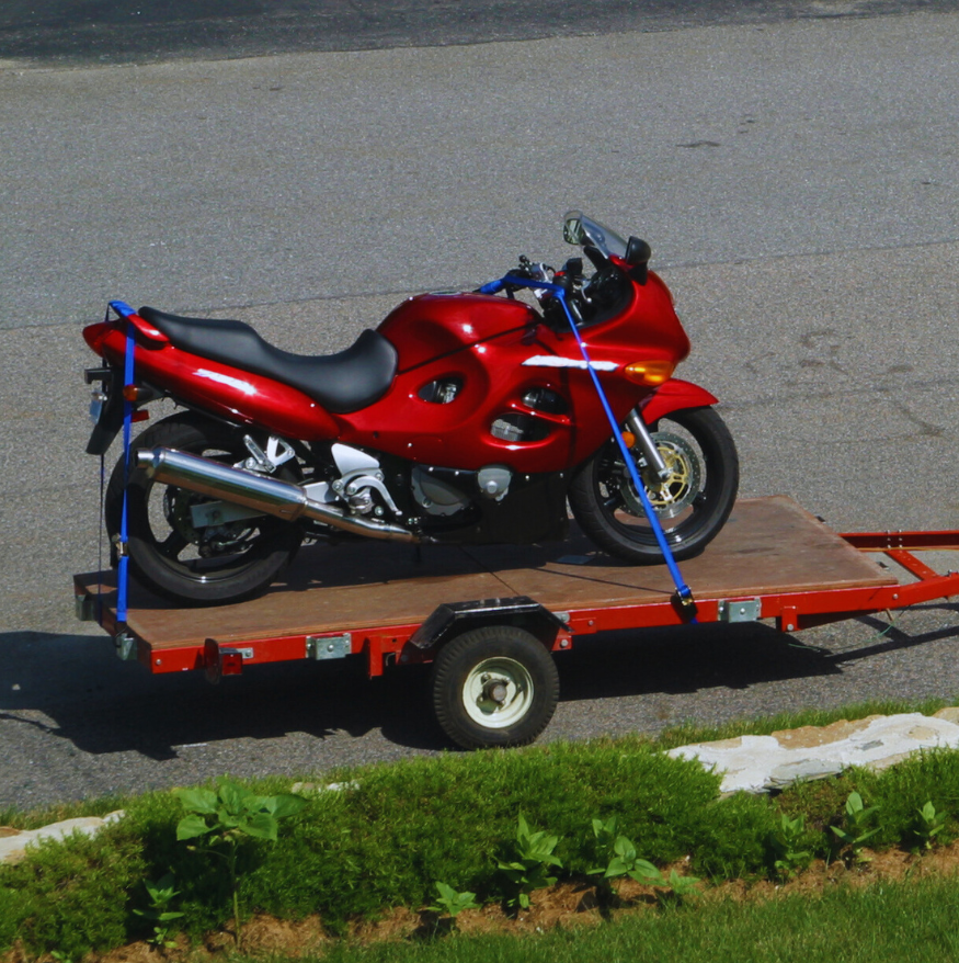 Tow truck towing a car