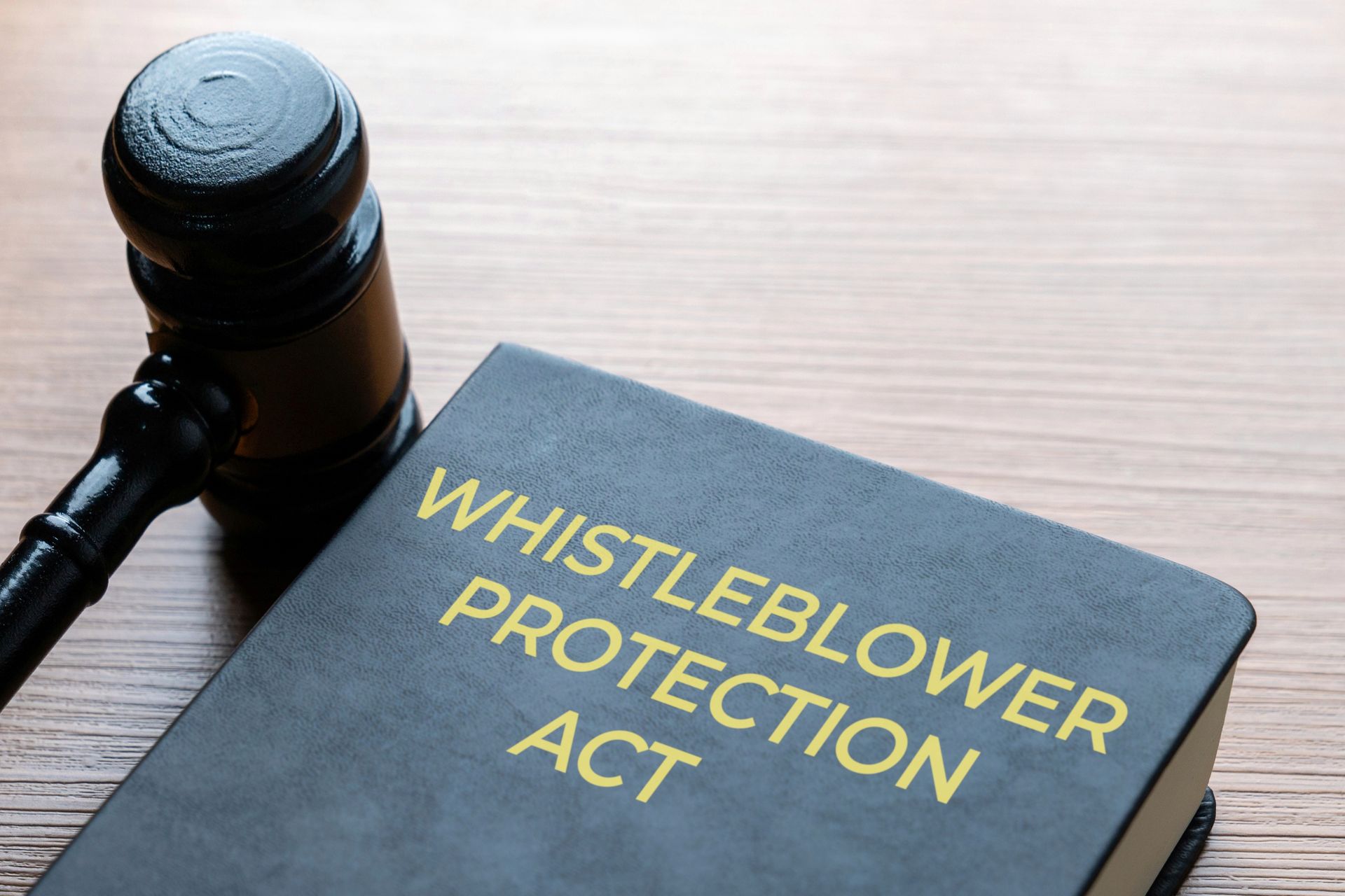 Whistleblower Protection Lawyer meeting with a client to review a retaliation complaint.