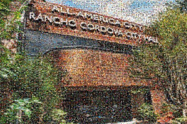 Rancho Cordova Photo Mosaic - the faces of the people that built this city