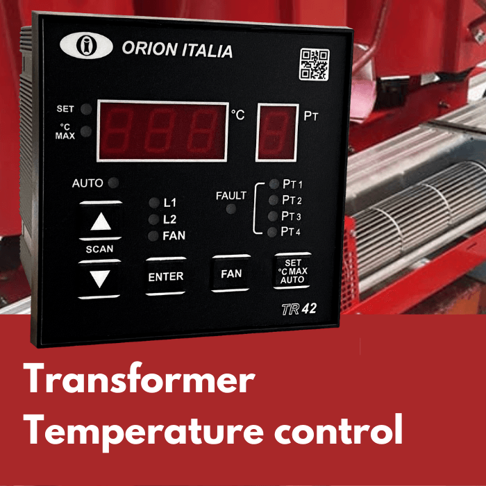 Transformer temperature control with fans