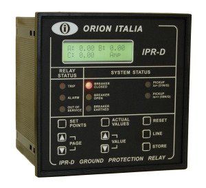 Relé de Sobreintensidad a Tierra - Protección de alimentador - IPR-D Orion Italia