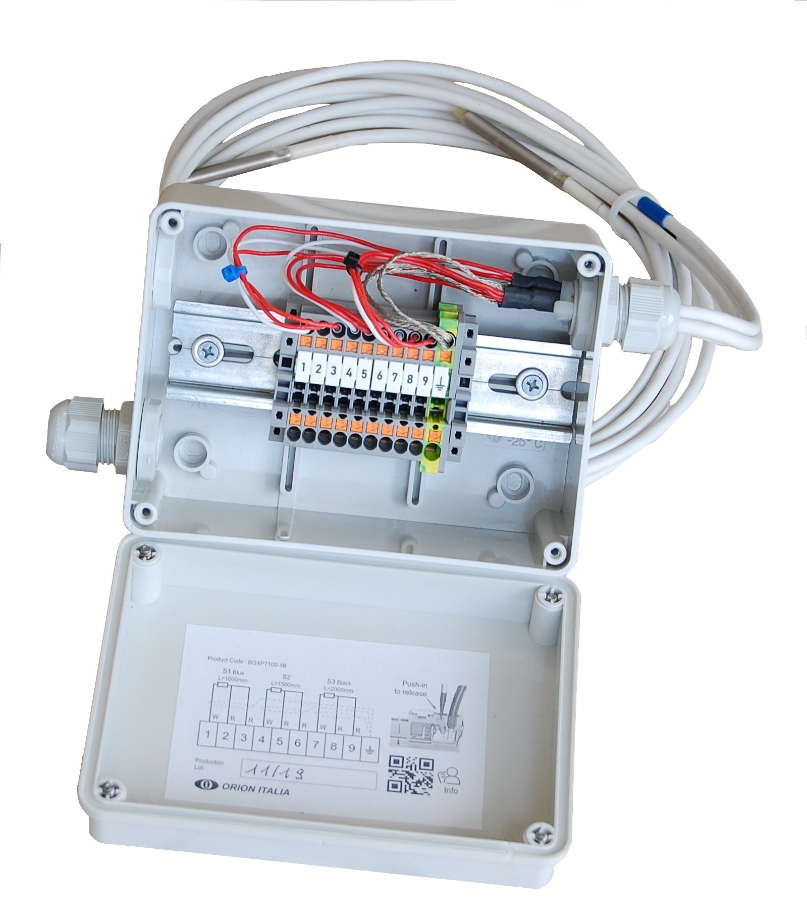 Temperature Control for Cast Resin Transformer - PT100 PTbox Temperature