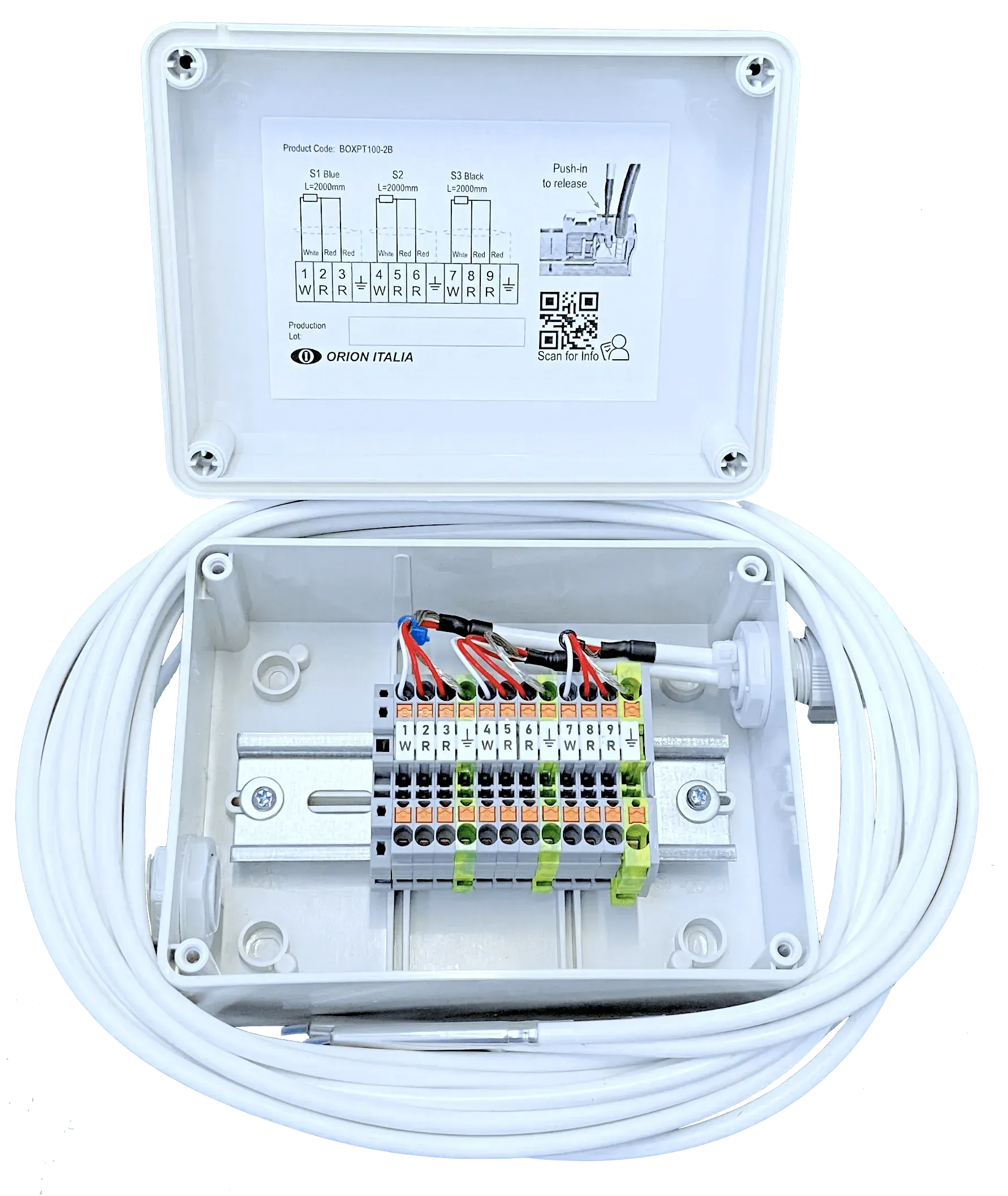 Temperature Control for Cast Resin Transformer - PT100 PTbox Temperature