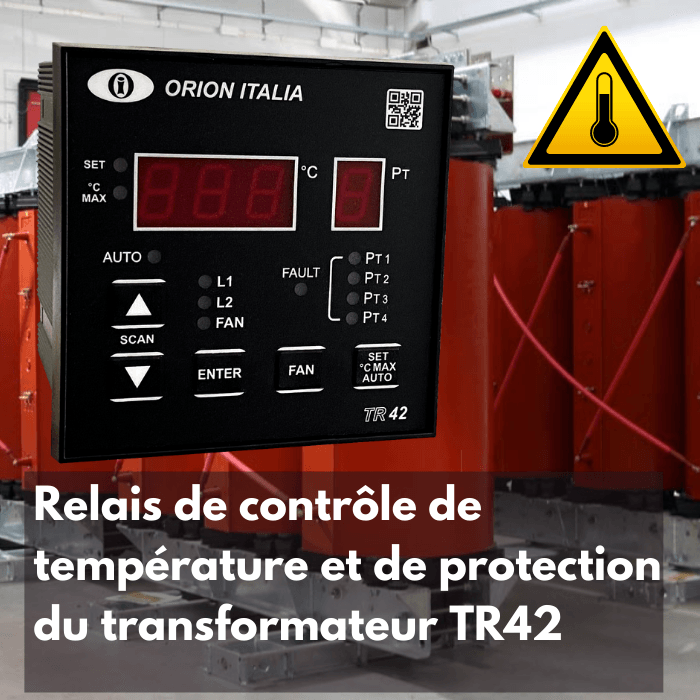 Relais de contrôle de température et de protection du transformateur TR42