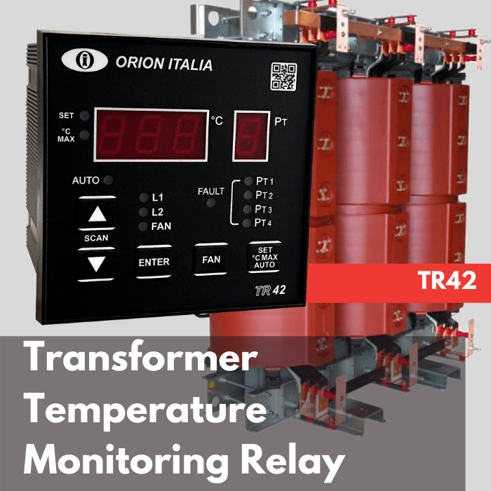 Transformer Temperature Control Monitoring Relay TR42