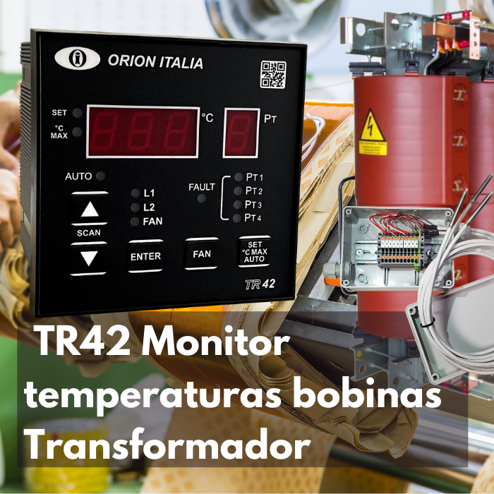 TR42 Monitor temperaturas bobinas Transformador
