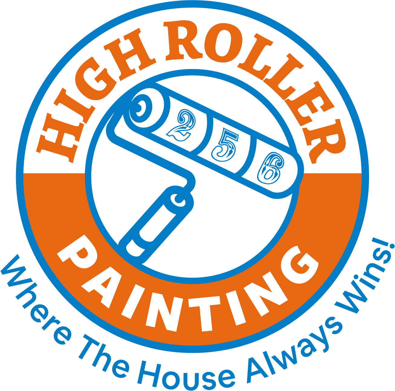 Logo for High Roller Painting.