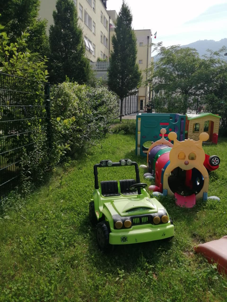 area esterna dell'asilo