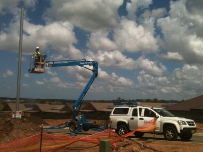 Cherry Picker — Electrical Projects in Taylors Beach, NSW