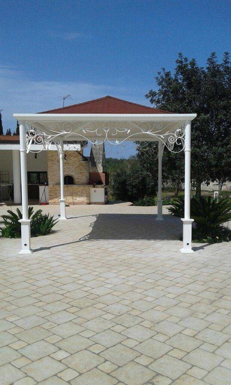 Gazebo in ferro battuto