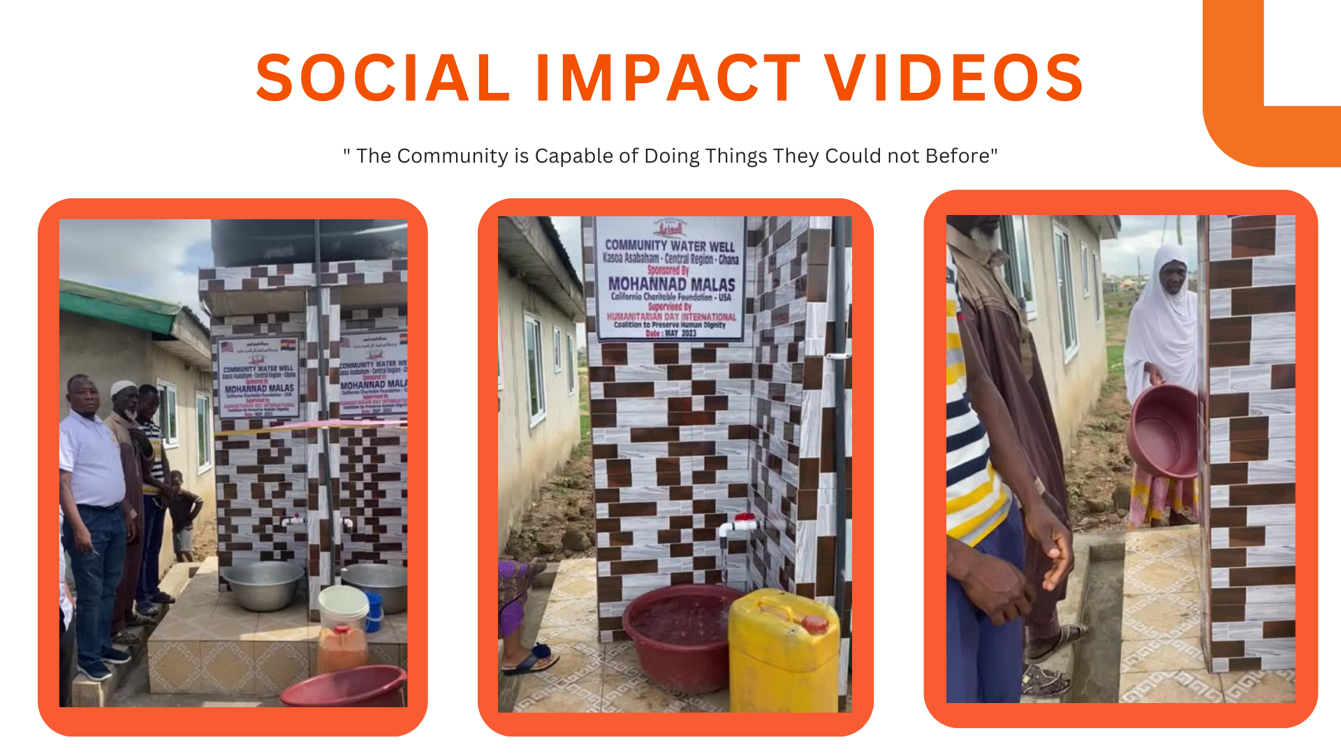 A group of people are standing in front of a building.