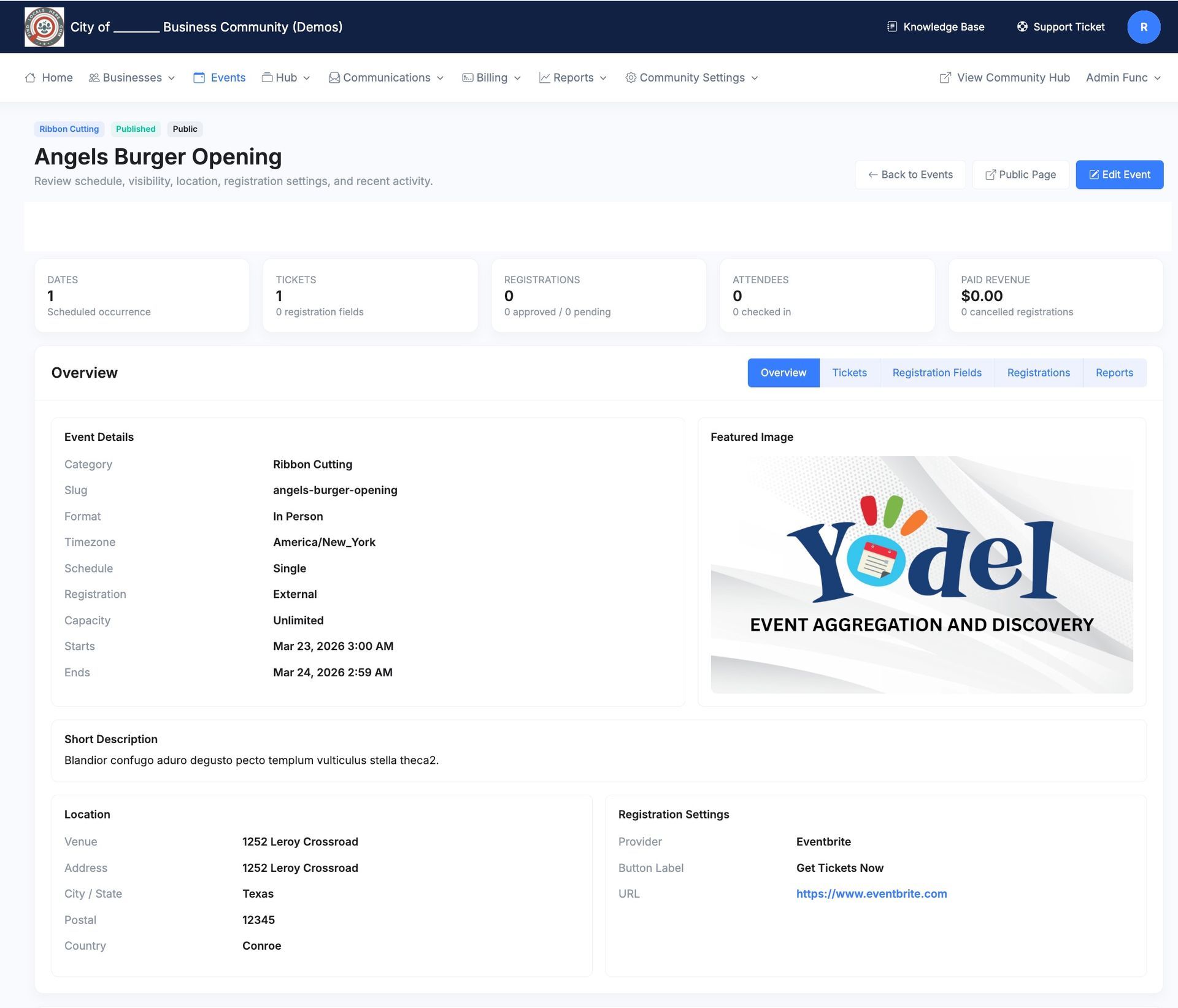Web portal displaying job details for a Delivery Driver opening at Yodel, including location, salary, and company logo.