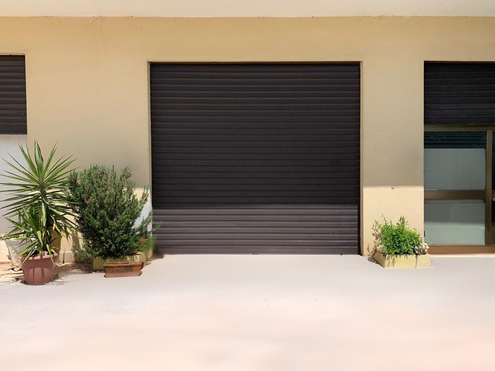 Tripla serranda zincata verniciata marrone - D'Aversa Ettore Srl Frosinone