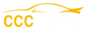 Yellow car silhouette logo with three "CCC" letters.