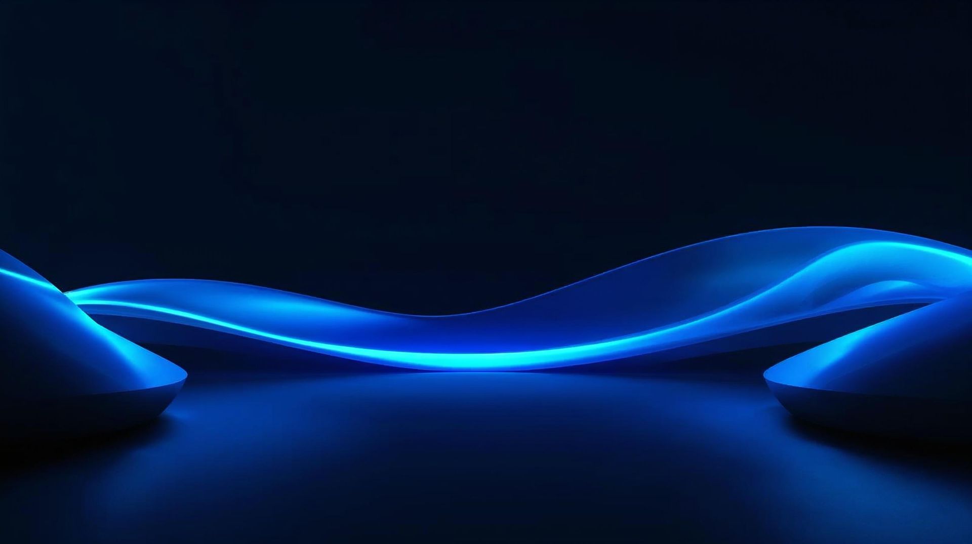 Futuristic neon blue digital design landscape representing Digital8 mission and design philosophy