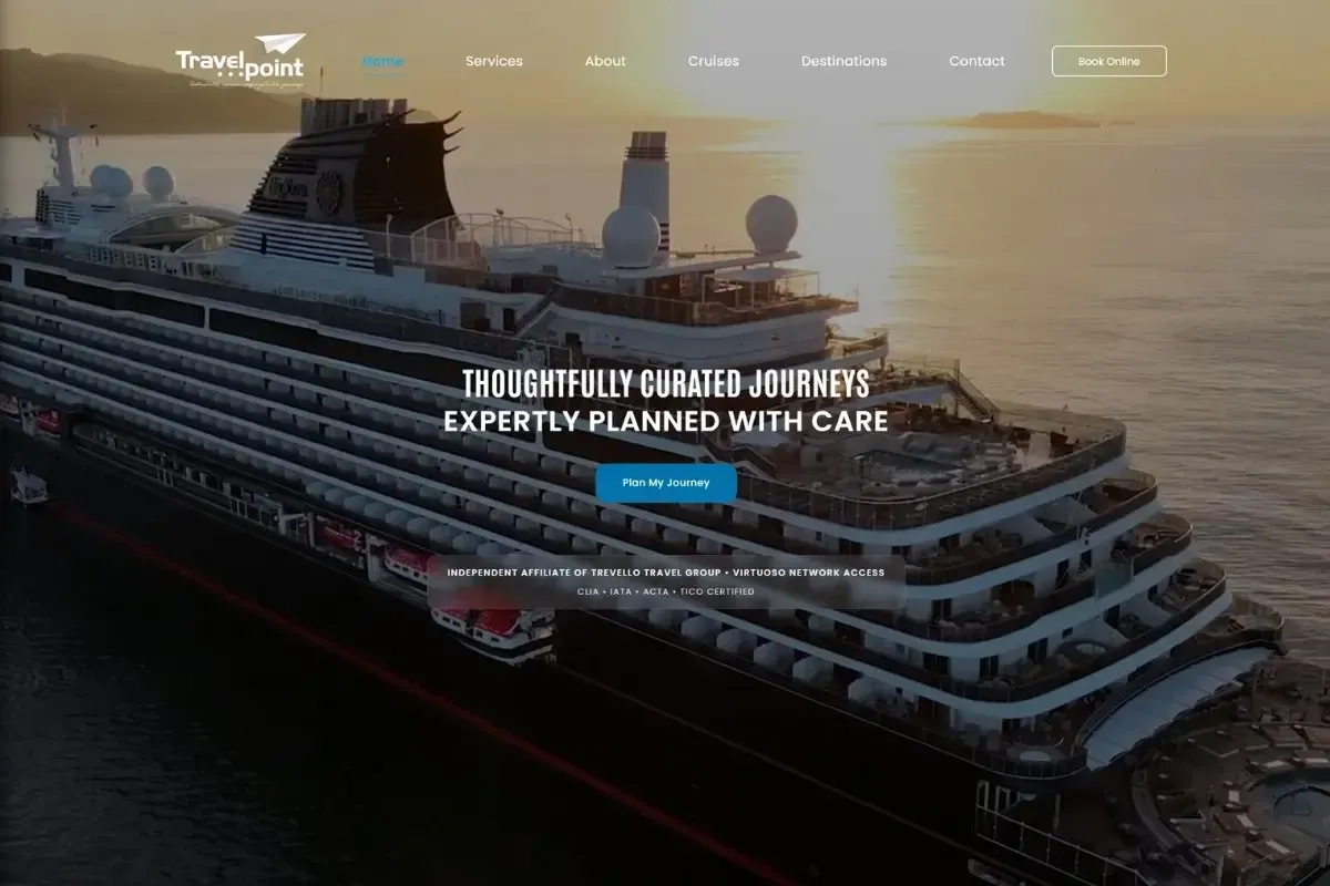 Travel Point Website Preview