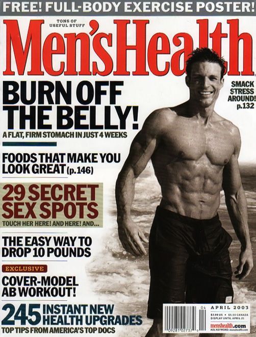 Ron Matthews  is on the cover of a magazine called men 's health