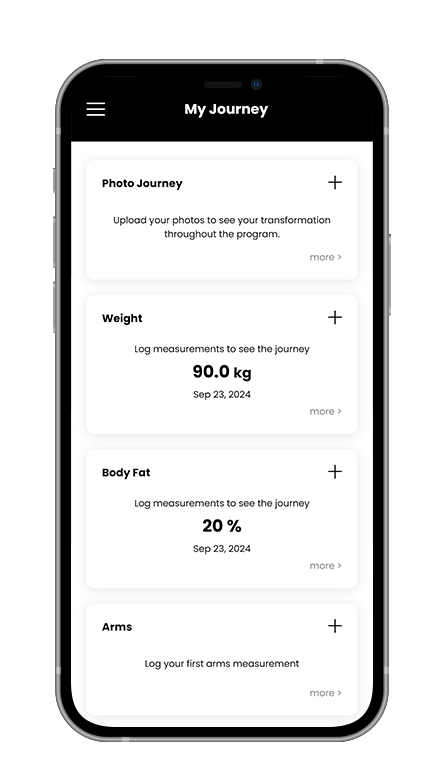 A cell phone with a my journey app on it.
