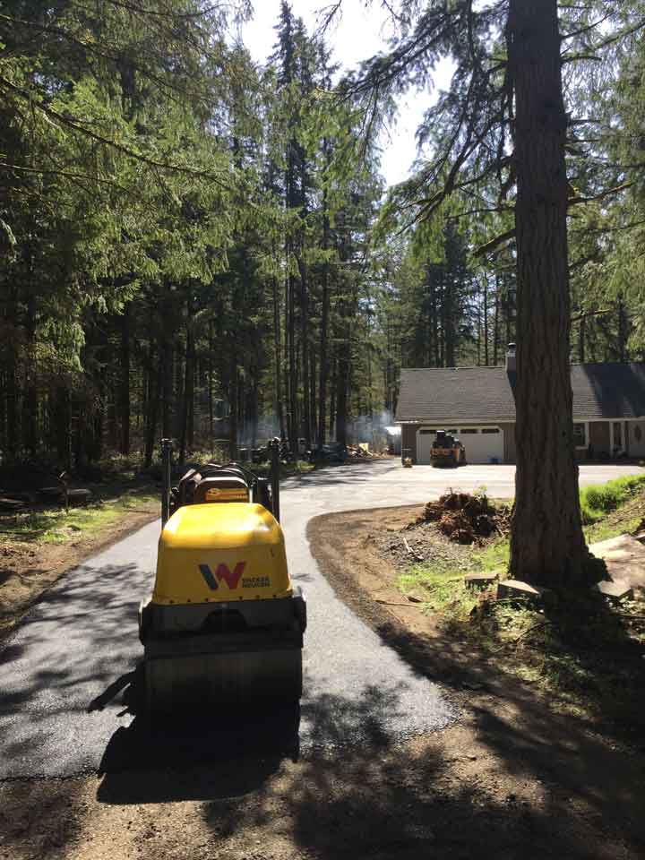 Road Roller At Work – Acme Paving & Seal Coating, Inc. – Kent, WA