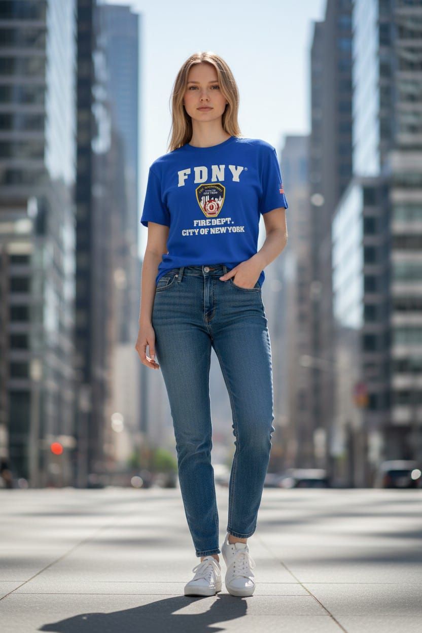 Camiseta Azul FDNY