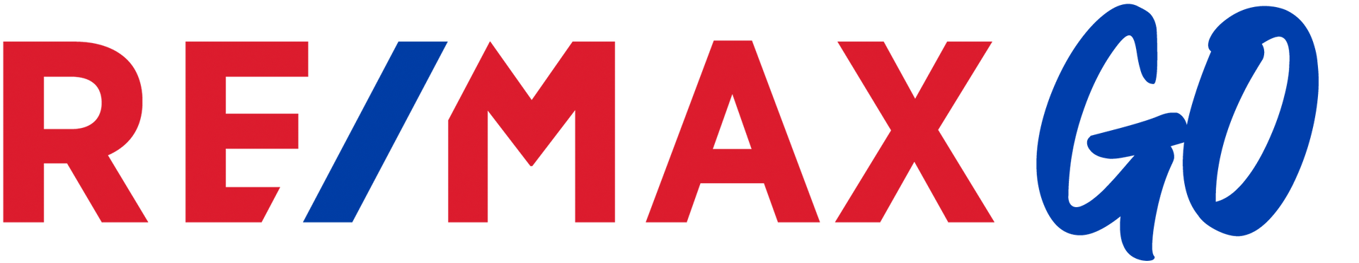 RE/MAX GO logo in red, blue, and white.