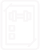 A white square with a gray border on a white background.