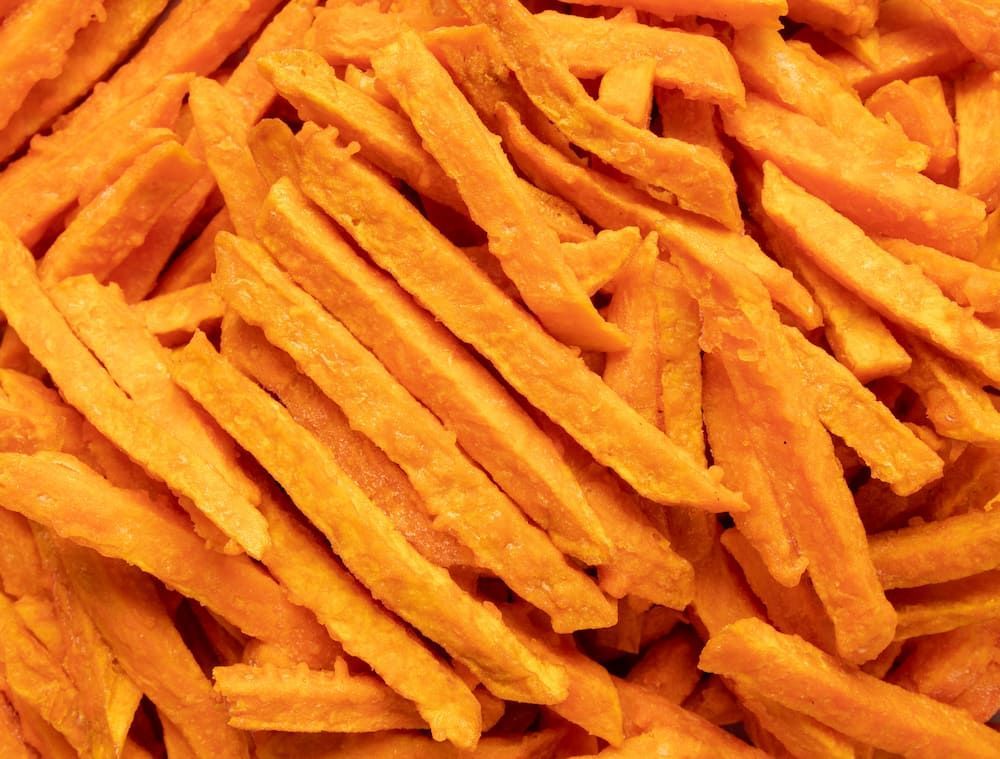 A Close Up of a Pile of Sweet Potato Fries — Mareeba Golden Dried Mangoes in Brisbane, QLD