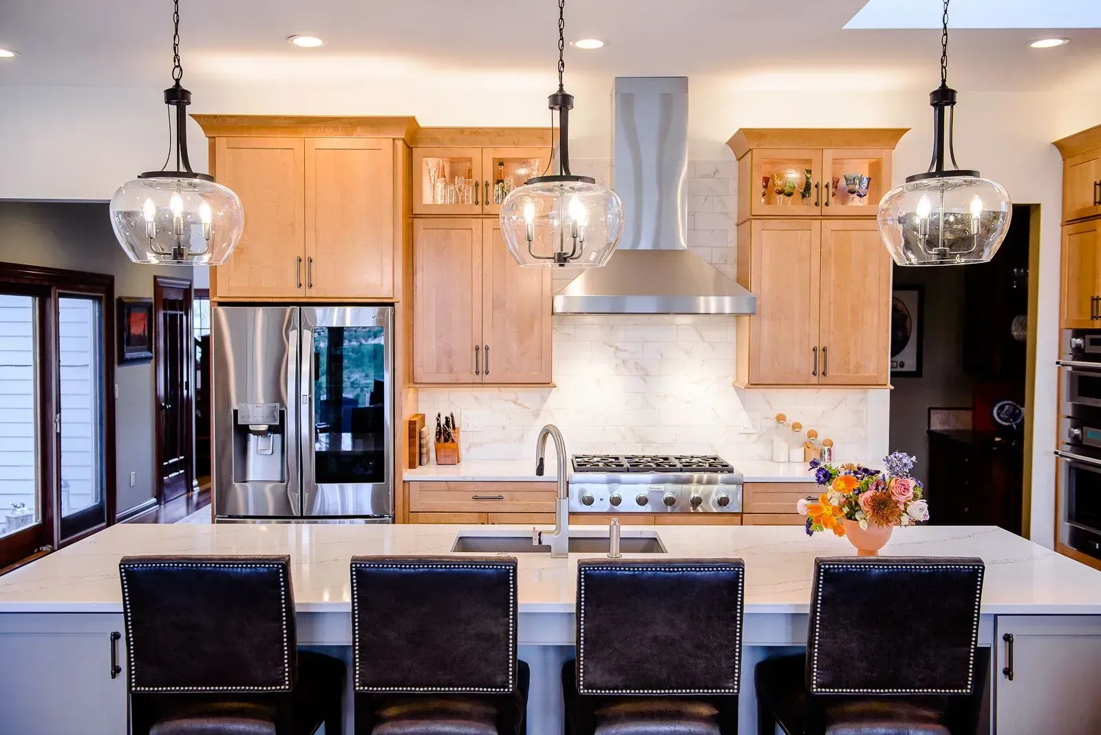 Kitchen Lighting Layers Renovation | Hudson, Akron & Surrounding Areas